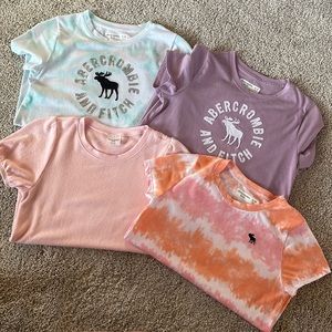 4 Abercrombie kids shirt, all size 11/12